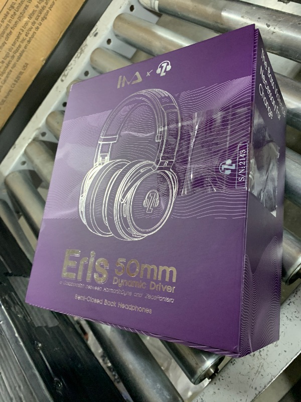 Photo 1 of Linsoul HarmonicDyne x Z Reviews Eris: Wired Over Ear Headphones, 50mm Dynamic Driver Gaming Headphones, Semi-Closed for Bass Enthusiasts, Gaming, Audiophile, Balanced Cable, Glass-Back
