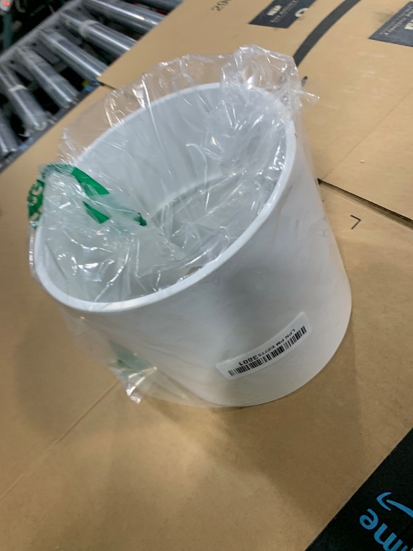 Photo 1 of NDS 6P05 PVC S&D Coupling, 6-Inch, Hub X Hub Connection, for use with 6-Inch Sewer and Drain Pipe, White