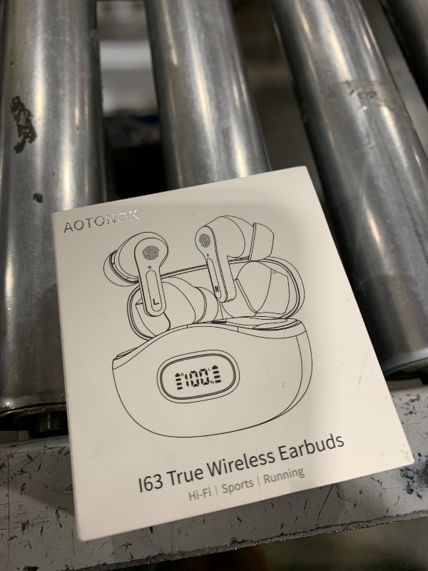 Photo 1 of Wireless Earbuds, 2025 Bluetooth Headphones 5.3 HiFi Stereo Ear buds with ENC Noise Cancelling Mics, 40H Bluetooth Earbuds with Dual LED Display Charging Case, IP7 Waterproof Earphones for Android iOS