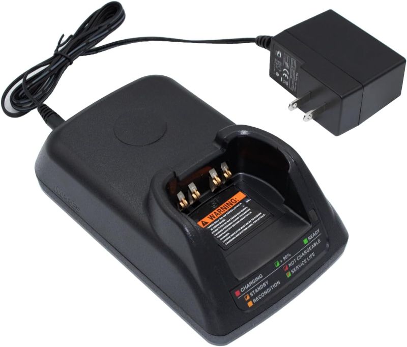 Photo 1 of Battery Charger for Motorola APX 6000 APX7000 APX8000 Apx5000 SRX2200 PMNN4486 PMNN4486A PMMN4403 Impres 2 Radio
