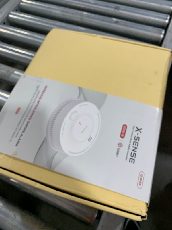 Photo 1 of X-Sense Wireless Interconnected Smoke Detector Fire Alarm with Over 820 ft Transmission Range, SD19-W, Pack of 120