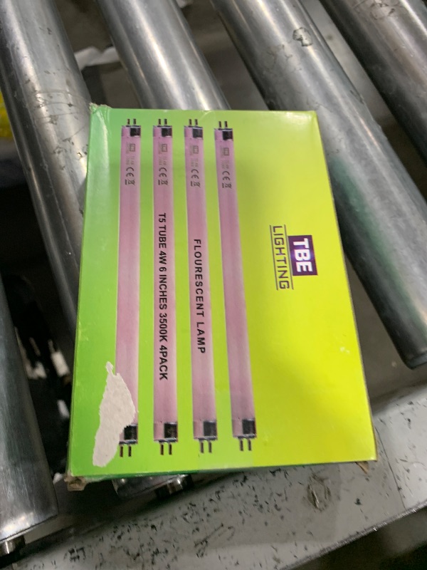 Photo 1 of TBE LIGHTING 4w / 6 inch Soft White 3500K Tubes - F4T5/SW Fluorescent Tube Lamps 150mm / 6''- CFL Bulbs - G5 2-Pin Base Fittings - T5 High Efficiency Lamps (4-Pack)