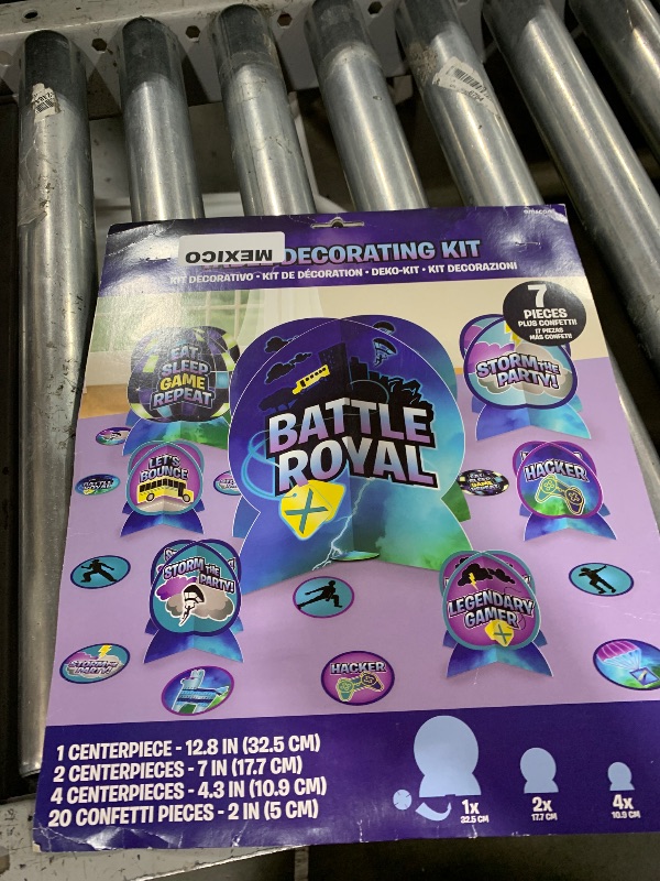 Photo 1 of Battle Royal Table Centerpiece - Multicolor, 27 Pcs