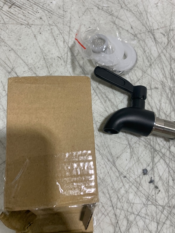 Photo 1 of Stainless Steel Spigot Modern Black Beverage Dispenser Spigot Food Grade Metal Spot for Drink Dispenser by MUGLIO
