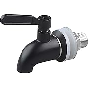 Photo 1 of Stainless Steel Spigot Modern Black Beverage Dispenser Spigot Food Grade Metal Spot for Drink Dispenser by MUGLIO
