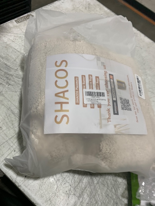 Photo 1 of SHACOS Super Soft Bathroom Rugs 24"x60" Long Bath Mats Runner Non Slip Washable Absorbent Bath Rugs Carpets for Bathroom Floor Tub Shower Vanity Sink Home Decor Accessories, Light Beige 2'x5'