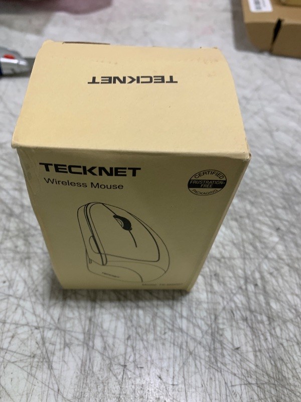 Photo 1 of TECKNET Ergonomic Mouse, Wireless Bluetooth Vertical Mouse, 4800 DPI Optical Tracking, 6 Adjustable DPI, Quiet Clicks, 2.4GHz with USB A Receiver, 12 Months Battery, 6 Buttons, Wide Compatibility