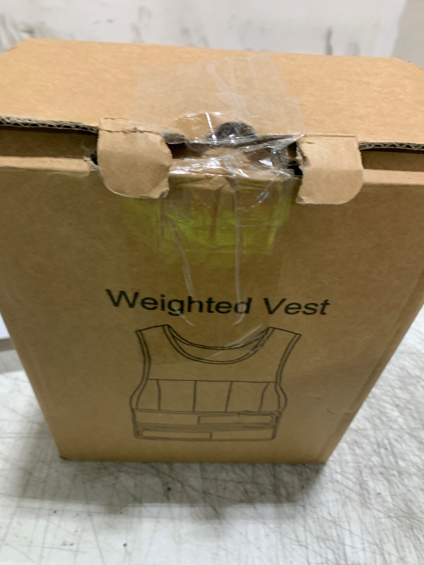 Photo 1 of Wolliwa Adjustable Weighted Vest for Men Women,2-20 Lbs Adjustable Weights Weighted Vest with Straps Running Weight Vest Walking Strength Training Fitness,Black,14 PCS Sandbags,Each 1.27 Lbs