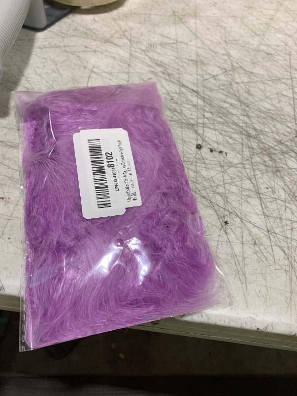 Photo 1 of 2 Yards 20g Fluffy Marabou Feather Boa for DIY Craft Sewing Trim Home Wedding Party Decoration-Light Purple