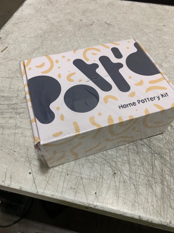 Photo 1 of Pott'd Air Dry Clay for Adults. Beginners Home Pottery Kit for Adults. DIY Craft Kit for Adults. Kit Includes: Air-Dry Clay for Adults, Tools, Paints, Brushes, Sealant, How-to-Guides