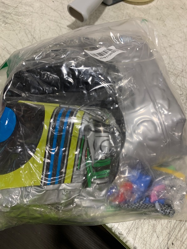 Photo 1 of Cunhill 29 Pcs 80s 90s Party Decorations Include Inflatable Boom Box Beverage Cooler 20 Gold Foil Chain Balloons 2 Mobile Phones 2 Radio Boombox 4 Microphones for Hip Hop Theme Supplies Cosplay Props