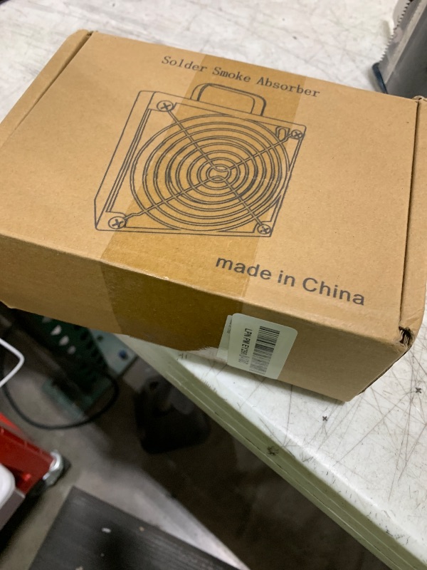 Photo 1 of Solder  Absorber, Smoke Prevention Absorber Fume Extractor Fan with Carbon Filter for DIY Working Soldering Desoldering Rework Station