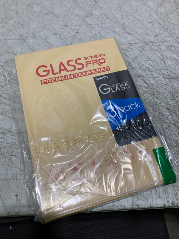Photo 1 of SPARIN Screen Protector for Samsung Galaxy Tab S6 Lite 10.4 Inch(2024/2022/2020), 9H Hardness Tempered Glass with S Pen Compatible, Scratch Resistant, Case Friendly-3 Pack