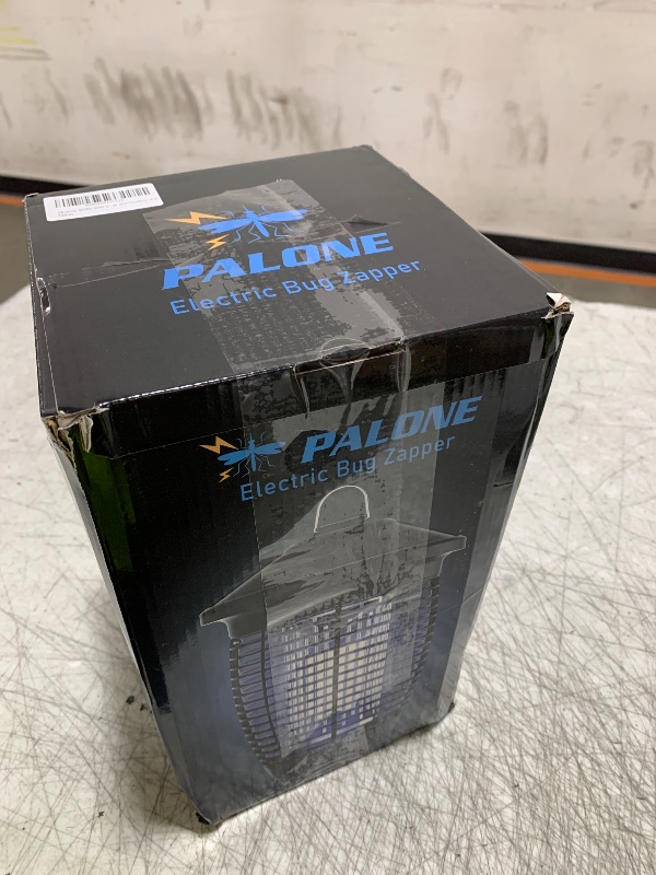 Photo 1 of PALONE Electric Bug Zapper Outdoor, 20W Electirc Fly Zapper Indoor with Sturdy Top Hook, 4500V Mosquito Zapper Indoor with 3.9ft PVC Wire, Waterproof Bug Zapper for Outdoor, Garden, Bedroom