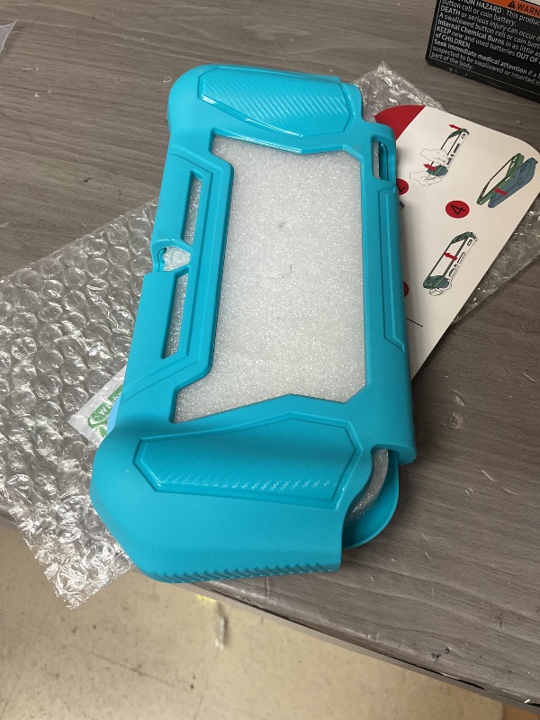 Photo 1 of Protective Case for Nintendo Switch Lite, Full Protection Switch Lite Cover, TPU Shock-Absorption and Anti-Scratch for Nintendo Switch Lite Skin with Bult-in Screen Protector & Thumb Grip Caps
