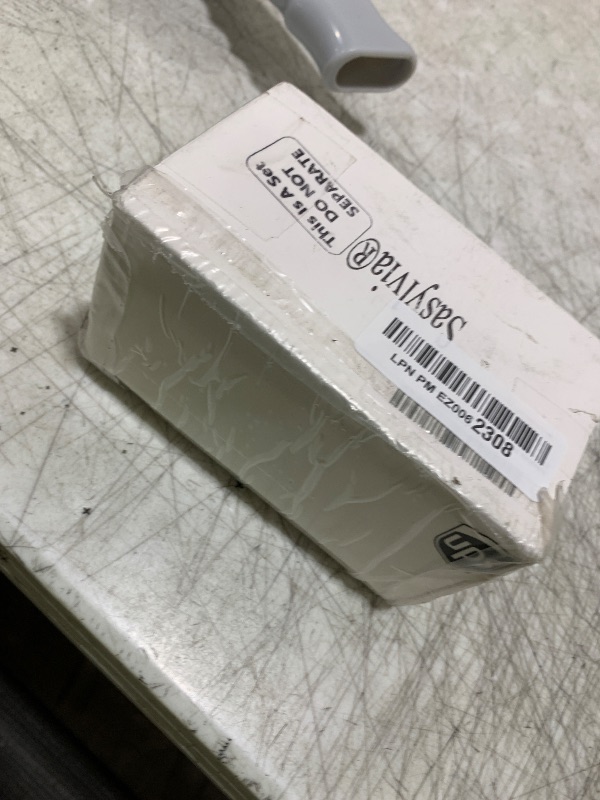Photo 1 of Sasylvia 20 Pcs 1.5 x 1.5 (1.39 x 1.39 Internal Dimension) White Vinyl Picket Fence Caps Outdoor White Vinyl Caps Vinyl Fence Post Caps for Garden Fencing Protect from Harmful Water Debris Part Square