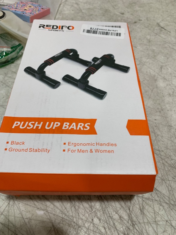 Photo 1 of Push Up Bars Strength Training - Workout Stands With Ergonomic Push-up Bracket Board with Non-Slip Sturdy Structure Portable for Home Fitness Training, Push Up Stands Handle for Floor Workouts