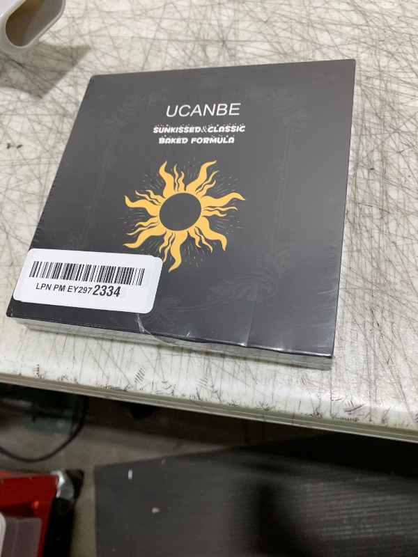 Photo 1 of UCANBE Baked Eyeshadow Makeup Palette with Hidden Gems, 16 Colors Nude Eye Shadow with Matte Glitter Metallic Shimmer, Highly Pigmented Long Lasting Make Up Pallet
