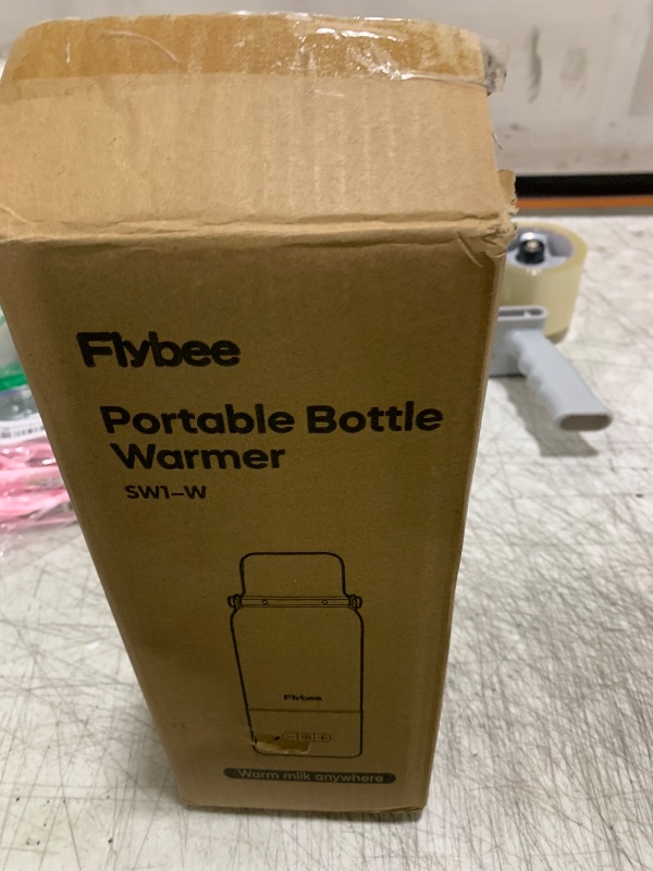 Photo 1 of Flybee Portable Bottle Warmer for Travel - 3Min Fast Heating Bottle Warmer for Breastmilk & Water, Portable Milk Warmer for Baby On The Go with 17oz Capacity & Precise Temp Control for Car, Airplane