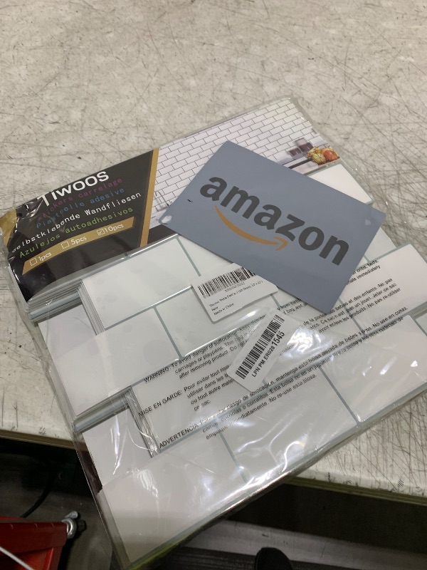 Photo 1 of Tiwoos Thick Peel and Stick Subway Tile Backsplash for Kitchen Bathroom Wall (10-Sheet, 12"×12")