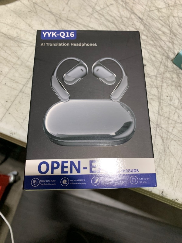 Photo 1 of Paekole Translation Earbuds Real Time - AI 144 Language Translator Earbuds, Audifonos Traductores Inglés Español, 3-in-1 Translating Device, Translate Ear Buds for Travel Learning with Charging Case