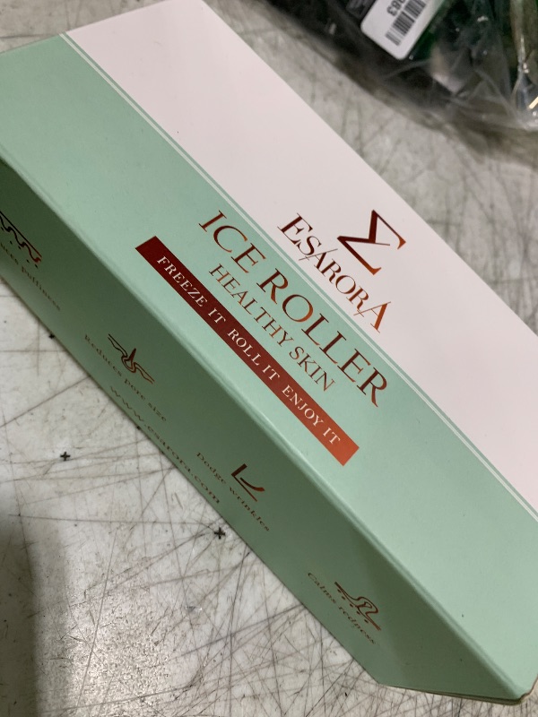Photo 1 of ESARORA Ice Roller for Face & Eye, Puffiness, Migraine, Pain Relief and Minor Injury, Skin Care Products, Blue