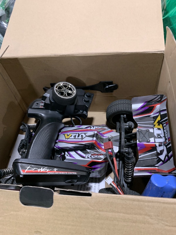 Photo 1 of GoolRC WLtoys 144016 RC Car, 1/14 Scale Remote Control Car, 4WD 35KM/H High Speed RC Racing Car, 2.4GHz All Terrains Off-Road Buggy Drift Car with 2 Batteries for Adults
