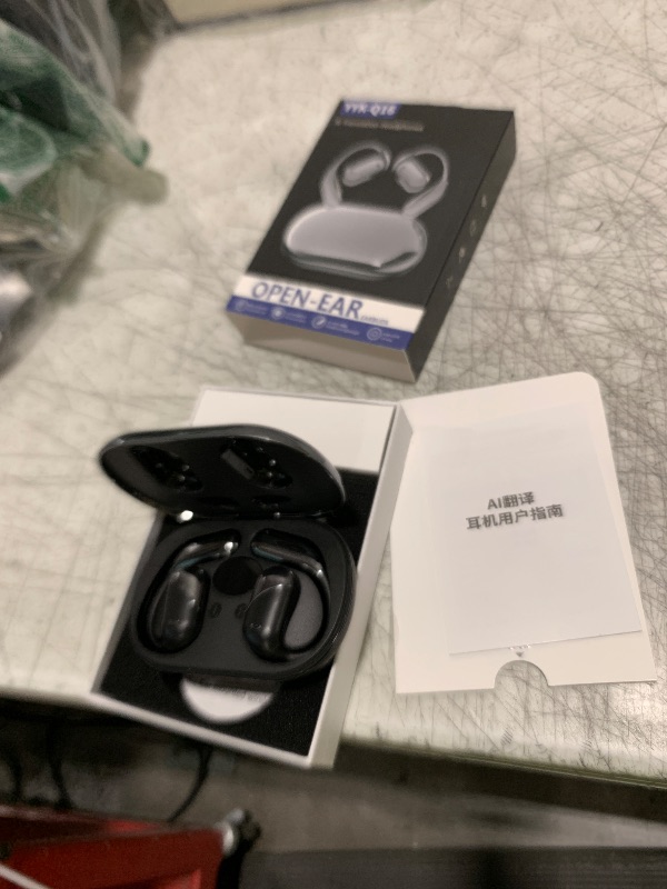 Photo 1 of Paekole Translation Earbuds Real Time - AI 144 Language Translator Earbuds, Audifonos Traductores Inglés Español, 3-in-1 Translating Device, Translate Ear Buds for Travel Learning with Charging Case