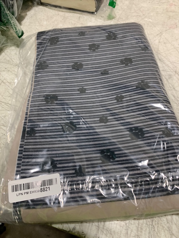 Photo 1 of Drymate XL Original Cat Litter Mat, Contains Mess from Box, Protects Floors, Urine-Proof, Machine Washable, Soft on Kitty Paws, Absorbent, Waterproof (USA Made, Recycled Content) (28”x36”)(GreyStripe)