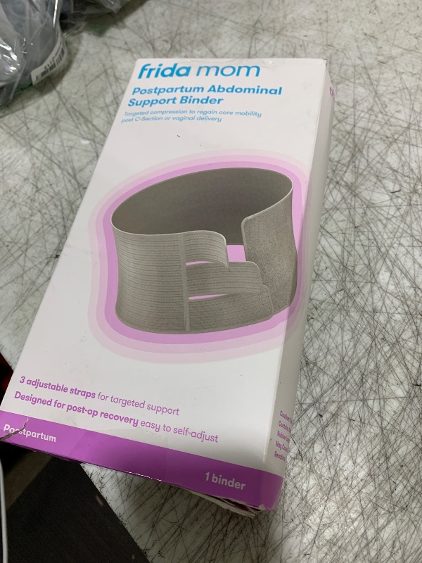 Photo 1 of Frida Mom Belly Binder, Postpartum Essentials for Natural and C-Section Recovery, Adjustable Compression Wrap, After Birth Brace, Abdominal Band, 9" High
