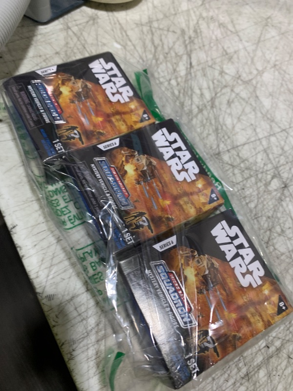 Photo 1 of Star Wars Micro Galaxy Squadron Series 6 (3 Pack) Mystery Blind Box - Get Three 2.5" Vehicle or 1" Mini Figure - Officially Licensed - Authentic Collectible Toy Gift for Boys, Girls, Kids, Teens - 8+