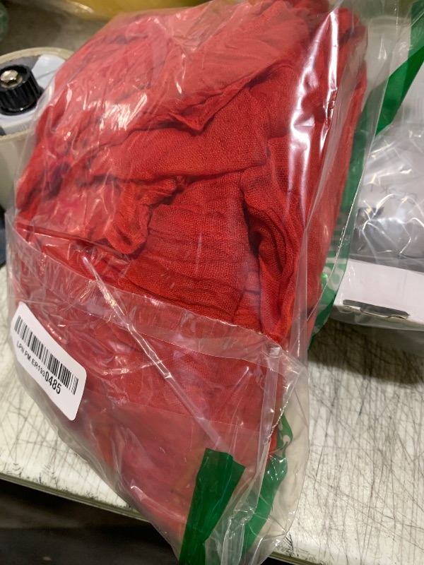 Photo 1 of 10FT Red Cheesecloth Table Runner 120 Inch Rustic Boho Gauze Cheese Cloth Table Runner for Wedding Baby Shower Bridal Shower Birthday Party Home Decorations