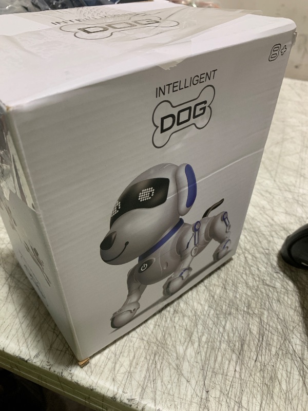 Photo 1 of Britik Robot Dog Toys for Kids 8 9 10 11 12, Remote Control Dogs, Robot Dog for Kids 8-12, Pet Robotic, Electric Dog Toy, Robotic Dogs, Toys for 5 6 7 8 9 10 11 12 Years Old Boys Girls, Blue