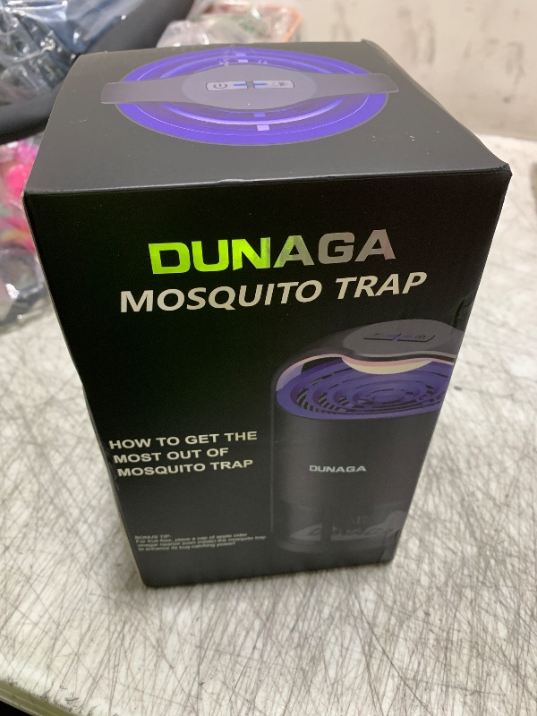 Photo 1 of DUNAGA Fly Traps, Fruit Fly Trap Indoor, Gnat Traps, Bug Zapper Indoor,Mosquito Traps with 10 Sticky Glue Boards, Black