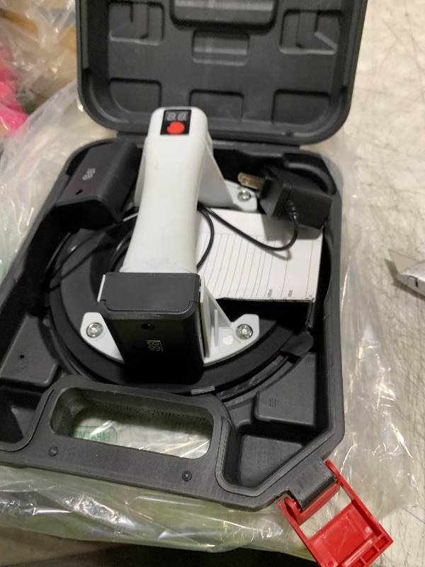 Photo 1 of Electric Glass Suction Cup Lifter 8"-400lbs Max Load-Digital Display Suction Cups-Monitor-Auto Start Pump-Detachable Battery. Glass, Granite, Tile, Metal, Windshield Suction Cup Handles Tool.