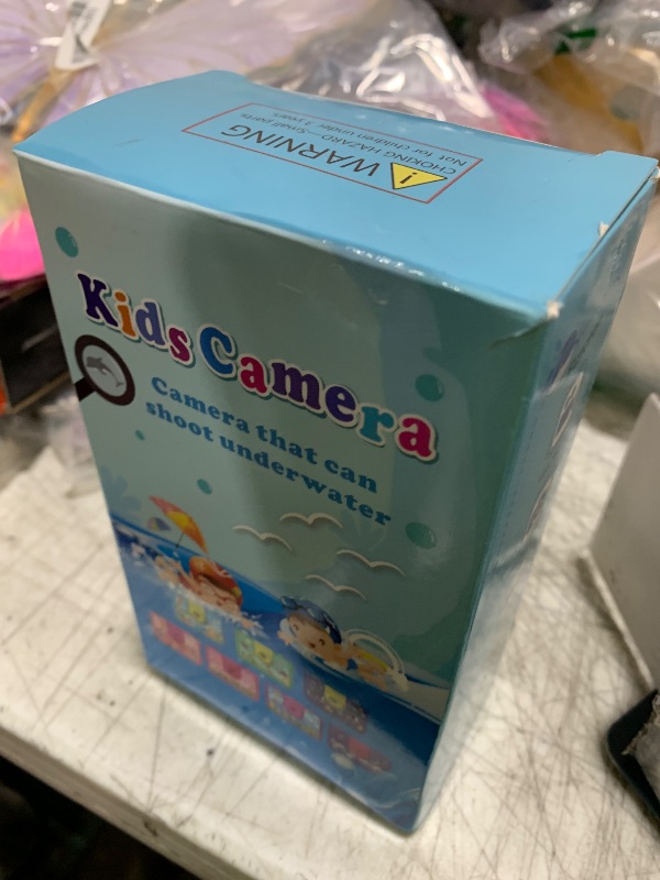 Photo 1 of GKTZ Kids Camera - Waterproof Underwater Camera for Kids, Christmas Birthday Gifts for Boys Age 3-12, 1080P HD Children Digital Action Camera, Pool Toys for Kids Age 4-12