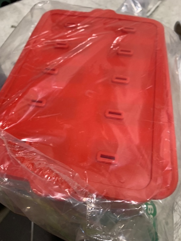 Photo 1 of Azonbey Silicone Popsicle Molds, 10 Cavity, BPA-Free, Red