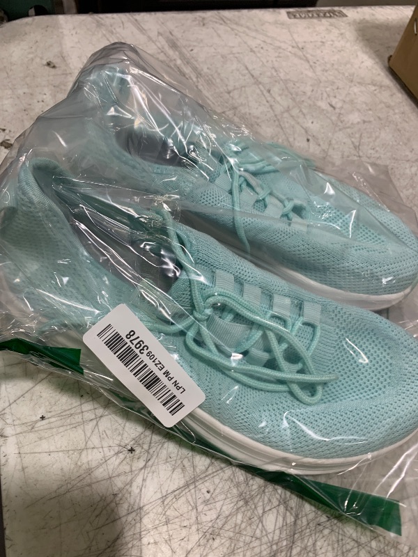 Photo 1 of Rollstep Wide Toe Box Shoes Women Extra Wide Width Sneakers Diabetic Air Cushion Road Running Shoes Ultra Light Wide Tennis Sneakers Gym Training Breathable Walking Shoes Mint 37