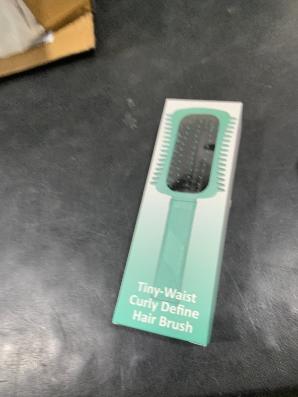 Photo 1 of Curly Hair Brush Defining, Volume Curl Defining Brush for Effortlessly Detangling Shaping and Styling Women's Curls, Waves & Coils, Curly Hair Products, Reduce Frizz (Green 1PC)