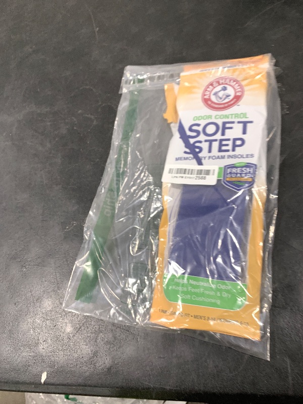 Photo 1 of Arm & Hammer Soft Step Memory Foam Insoles (M 8-14/W 6-10)