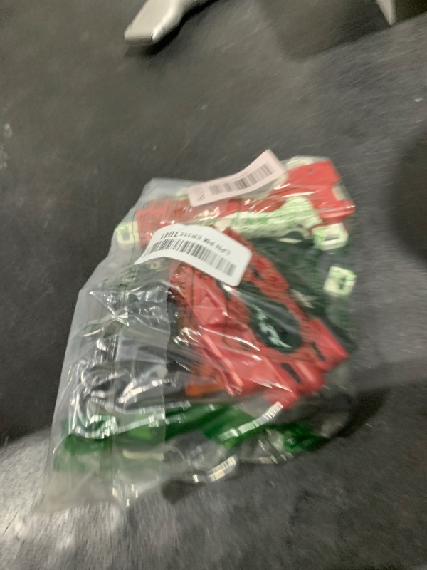 Photo 1 of 2 Pack String Launchers and Grips, Battling Burst Launcher, Left/Right Spin, Only Compatible with Burst, Two Launch Modes Gyros(Black+Red)