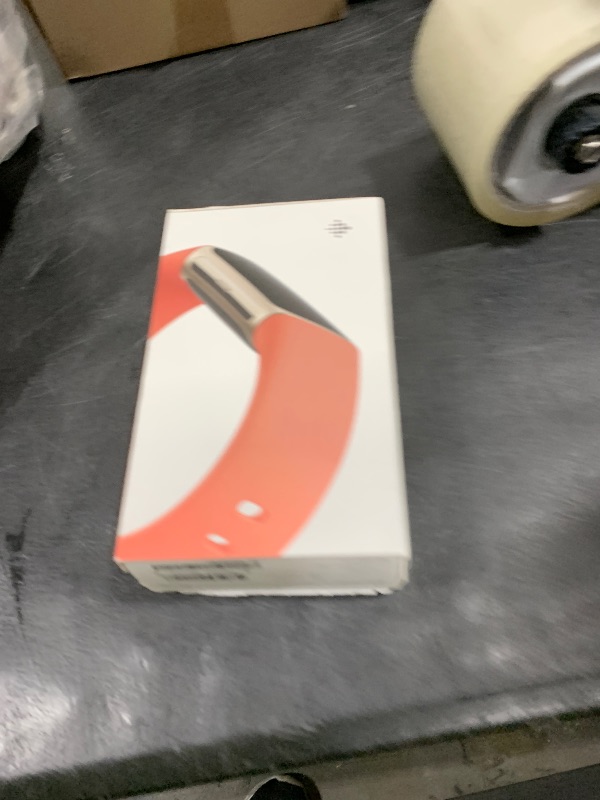 Photo 1 of Fitbit Charge 6 Fitness Tracker with Google apps, Heart Rate on Exercise Equipment, 6-Months Premium Membership Included, GPS, Health Tools and More, Gold/Coral, One Size (S & L Bands Included)