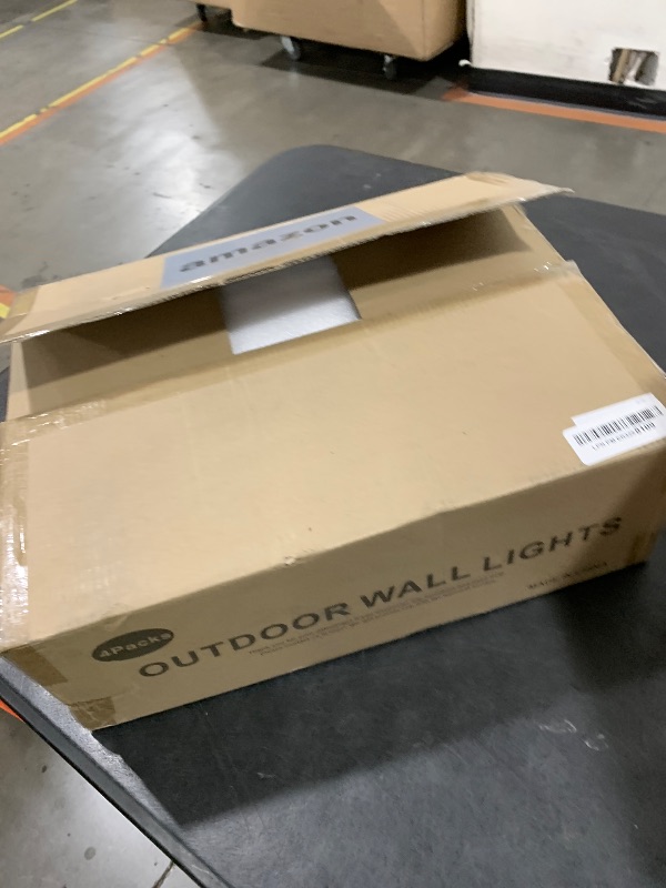 Photo 1 of DAKAFUL Outdoor Wall Lights 4Pack, Integrated LED Cylinder Up Down Lights, 12W 2700K Aluminum Exterior Wall Light, Outdoor Light Fixture for Porch Patio Door.(Matte Black)