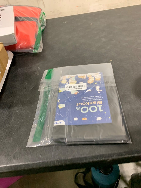 Photo 1 of 100% Blackout Curtains, Portable No Drill Window Shades, DIY Blackout Window Cover with Hook and Loop, for Bedroom, Baby Nursery, Travel, DormRoom, Apartment (20" x 72")