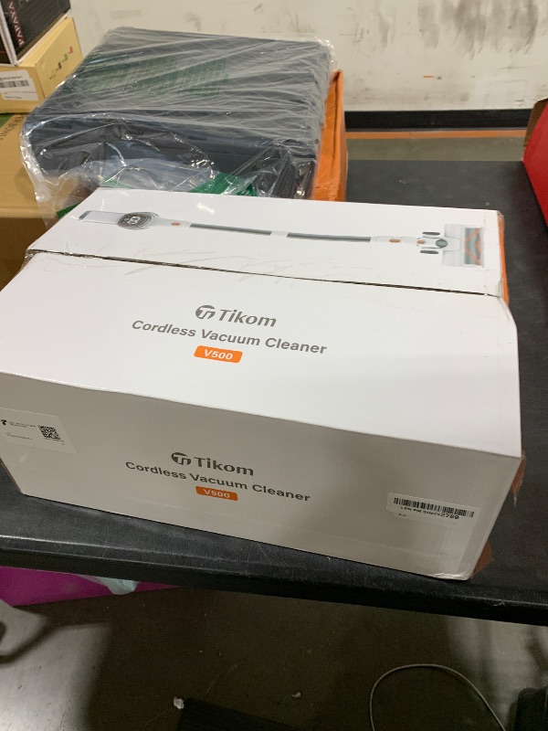Photo 1 of Tikom V500 Cordless Vacuum Cleaner for Home, 40000Pa/450W Stick Vacuum with LED Touch Screen, Charging Wall Dock, Anti-Tangle, Lightweight Handheld Vacuum for Pet Hair, Hard Floor, Carpet