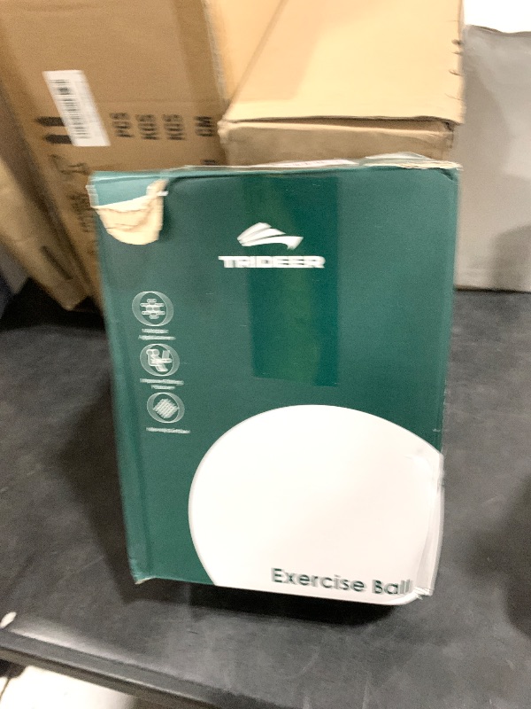 Photo 1 of Trideer Yoga Ball for Exercise, Pregnancy & Birthing, 5 Sizes Exercise Ball for Physical Therapy, Stability, Fitness, Quick Pump Included