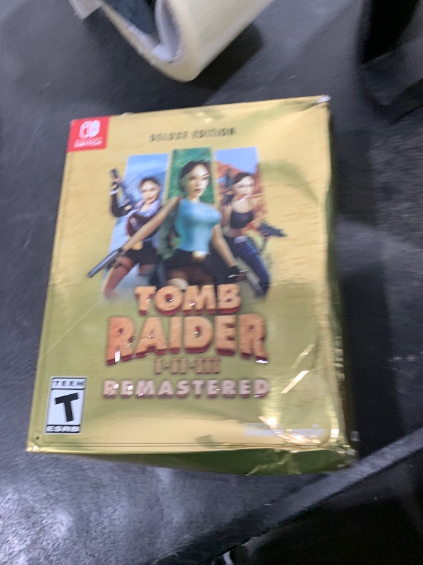 Photo 1 of Tomb Raider I-III Remastered Starring Lara Croft Deluxe Edition - Nintendo Switch