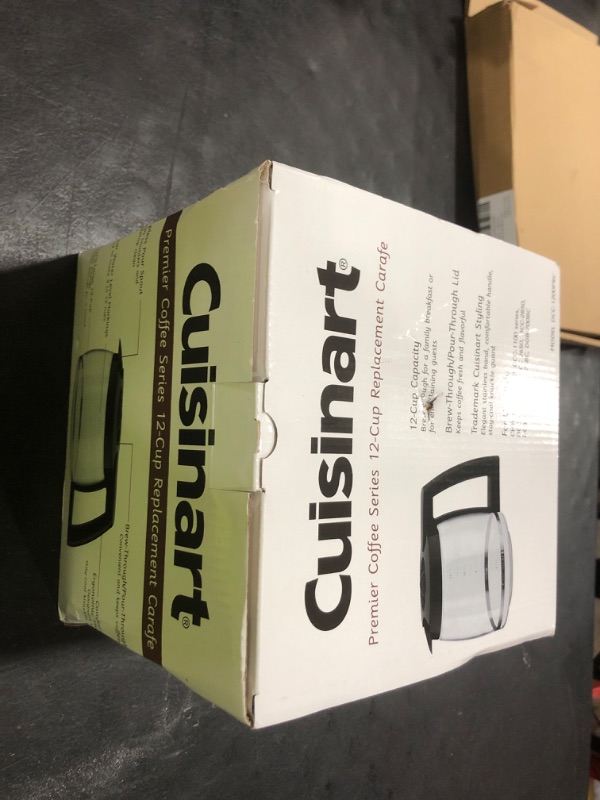 Photo 1 of Cuisinart 12-Cup Replacement Glass Carafe for Coffee Maker, DCC-1200PRC