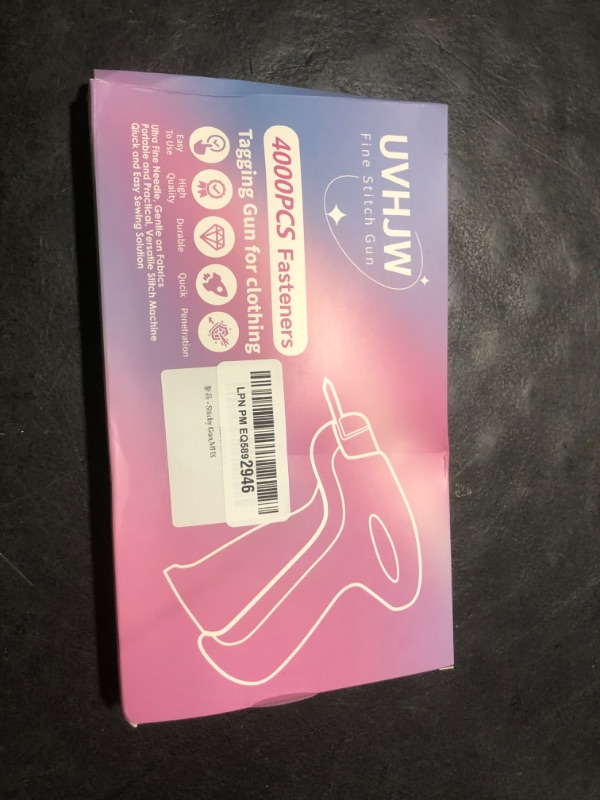 Photo 1 of Stitch  For Clothing, Stitchy Gun Quick Clothes Fixer, Dress Tagging Gun-Includes 2,000 Black Fasteners & 2,000 White Fasteners & 6 Needles