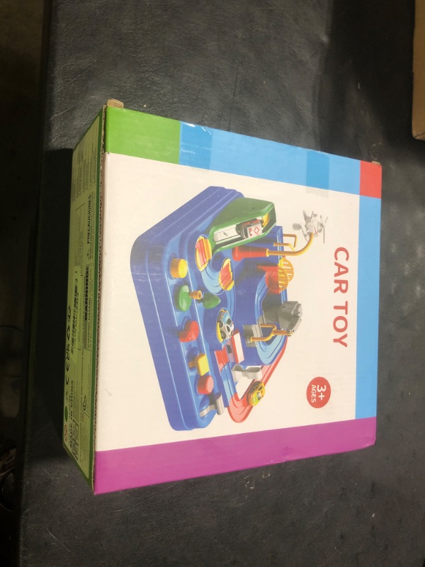 Photo 1 of JUKUDAHU Race Track Car Toys for Kids 3 4 5 6 Years Old - City Adventures Set for Boys 3-5 Years Old, Boys Toys for Toddlers 3-4 Years with 3 Small Cars, Educational Games Boys Gifts 3-4